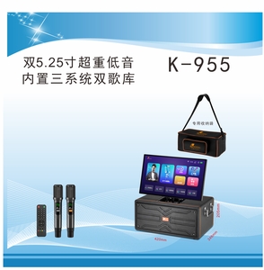 户外/家庭高端专业演出音响K歌直播视频音响K-955