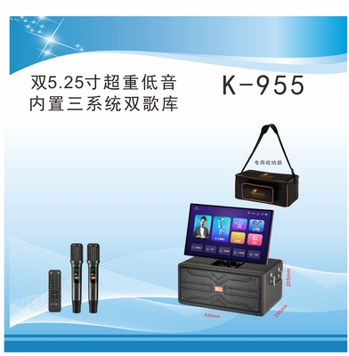 户外/家庭高端专业演出音响K歌直播视频音响K-955