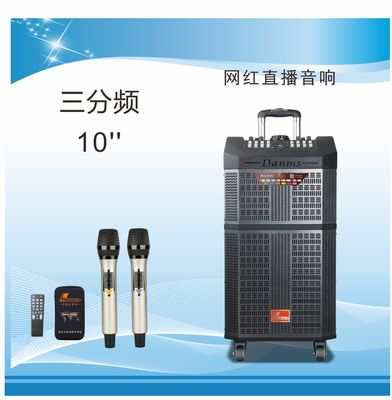 真网红直播音响，户外高端K歌直播音响H-9610