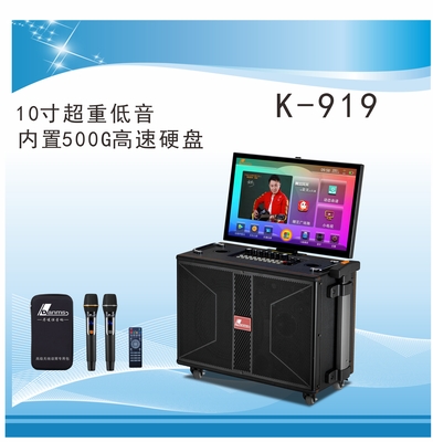 户外高端专业演出音响四分频K歌直播视频音响K-919