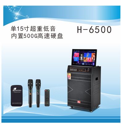 户外高端专业演出音响K歌直播视频音响H-6500