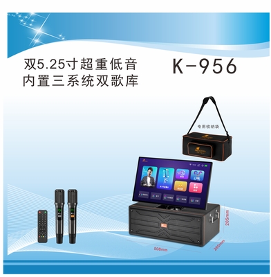 户外/家庭高端专业演出音响K歌直播视频音响K-956