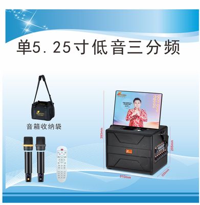 户外/家庭高端专业演出音响K歌直播视频音响K-620