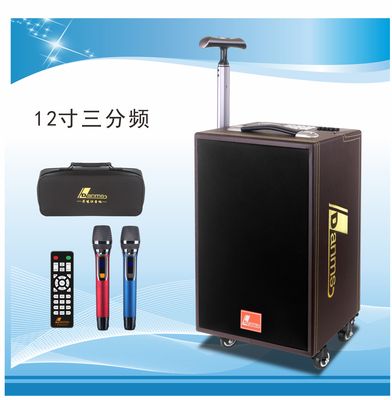 皮革箱体，真网红直播音响，户外高端K歌直播音响H-9512